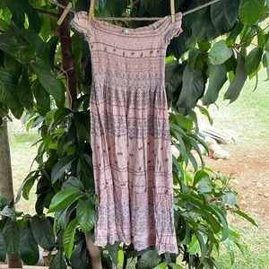 Kimchi Blue sundress - scrunch top, boho, festival dress